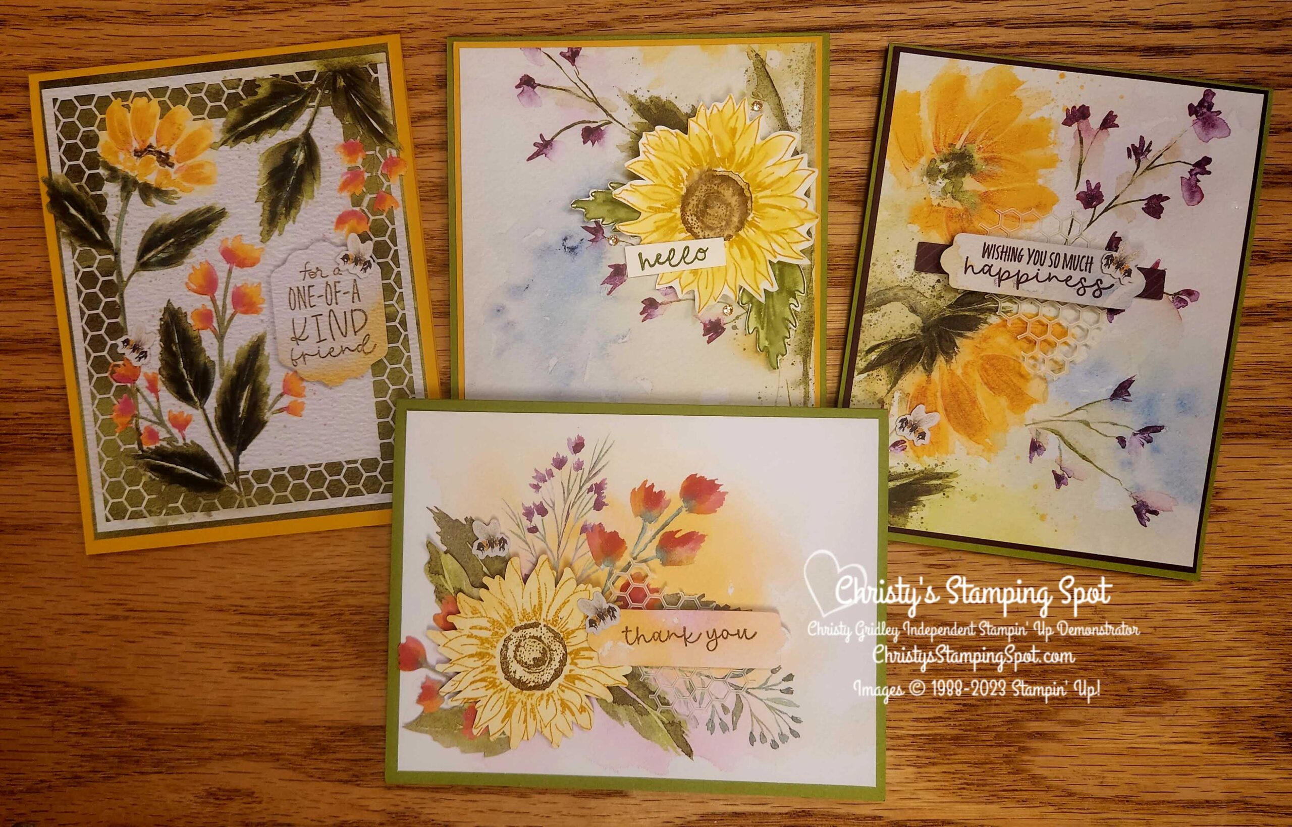Sweet Sunflowers August 2022 Paper Pumpkin Kit - Christy's Stamping Spot